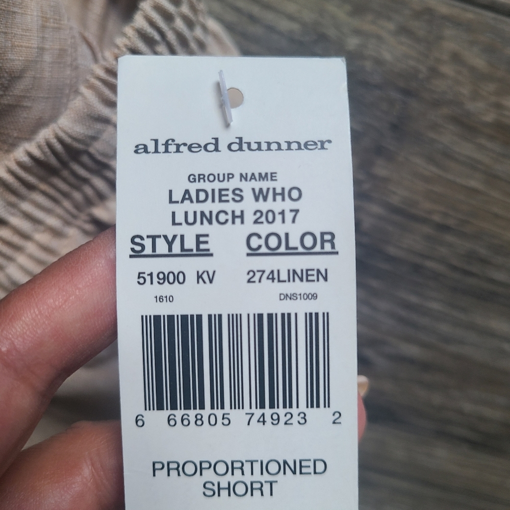 Alfred Dunner Linen pants - Picture 5 of 8